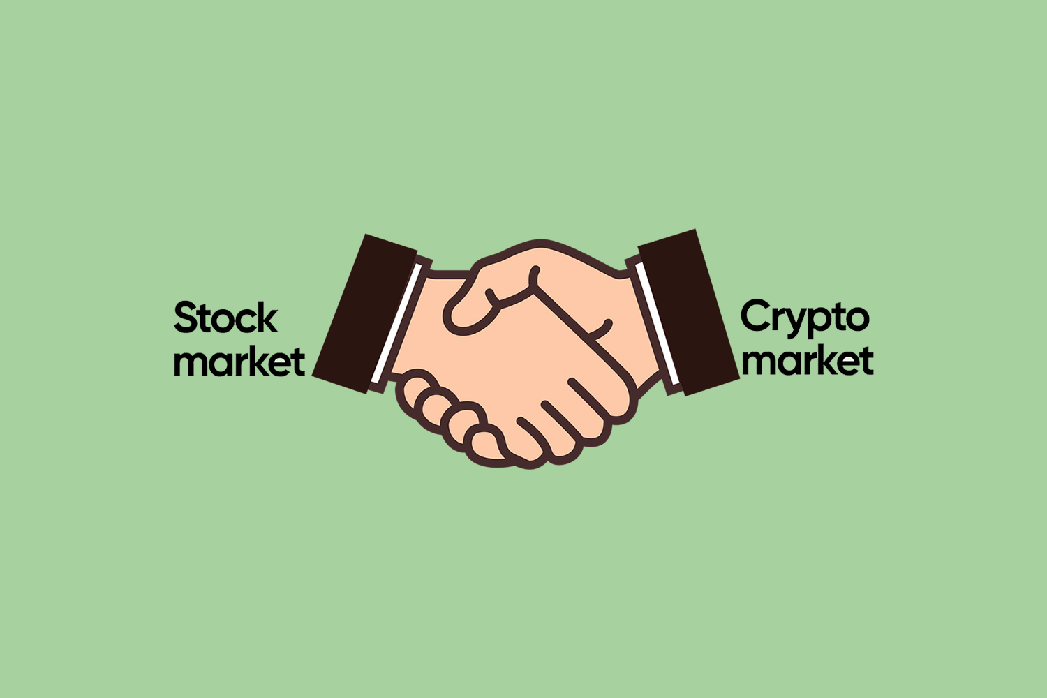 Is there a relationship between the trend in the stock market & crypto market?